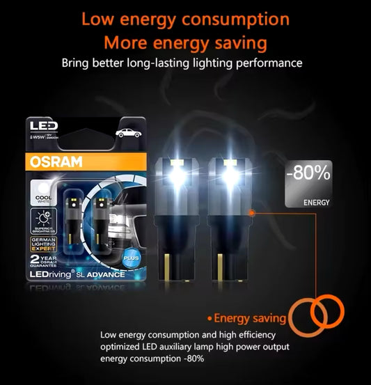 Set Becuri LED W5W Osram LEDriving SL Advance
