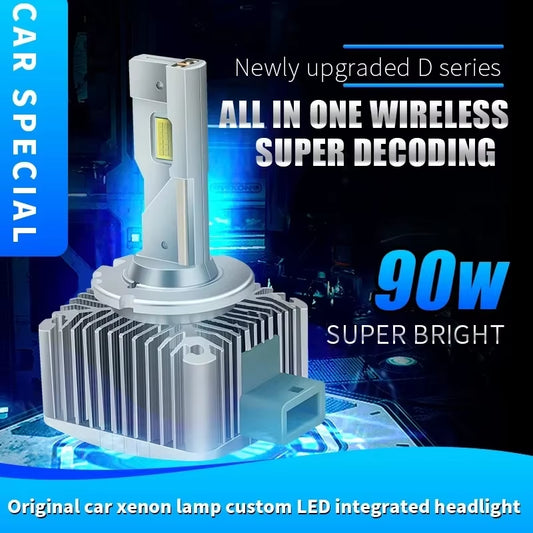 2PCS D3S D1S D2S LED CANBUS Xenon Headlight CSP 6000K White HID LED Headlight Led Bulbs Plug and Play